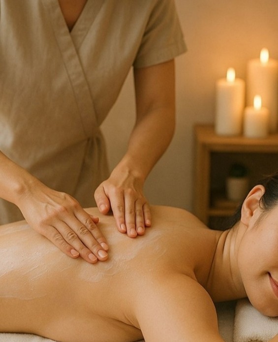 北名古屋の生体電流セラピー（微弱電流ケア）施術イメージ